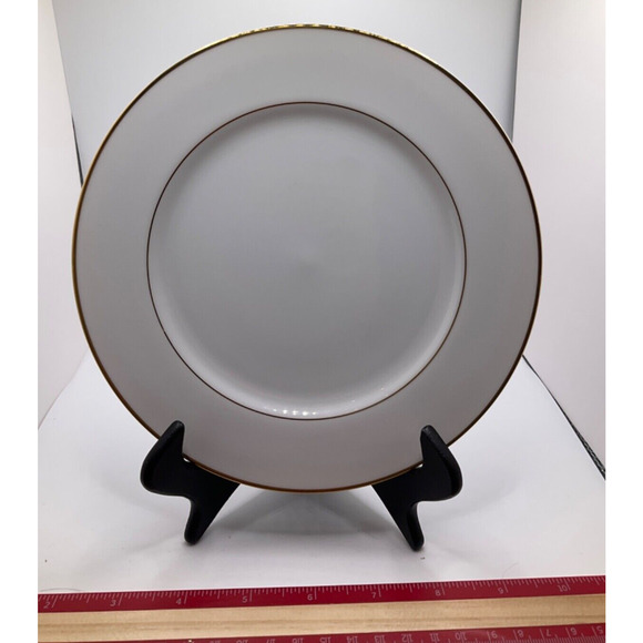 Vintage Sango China Salad Plate Savory 3724 7.5" Gold Trim, Japan Made HOLIDAY - Picture 1 of 4